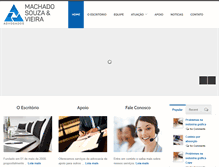 Tablet Screenshot of machadosouzaevieira.com.br